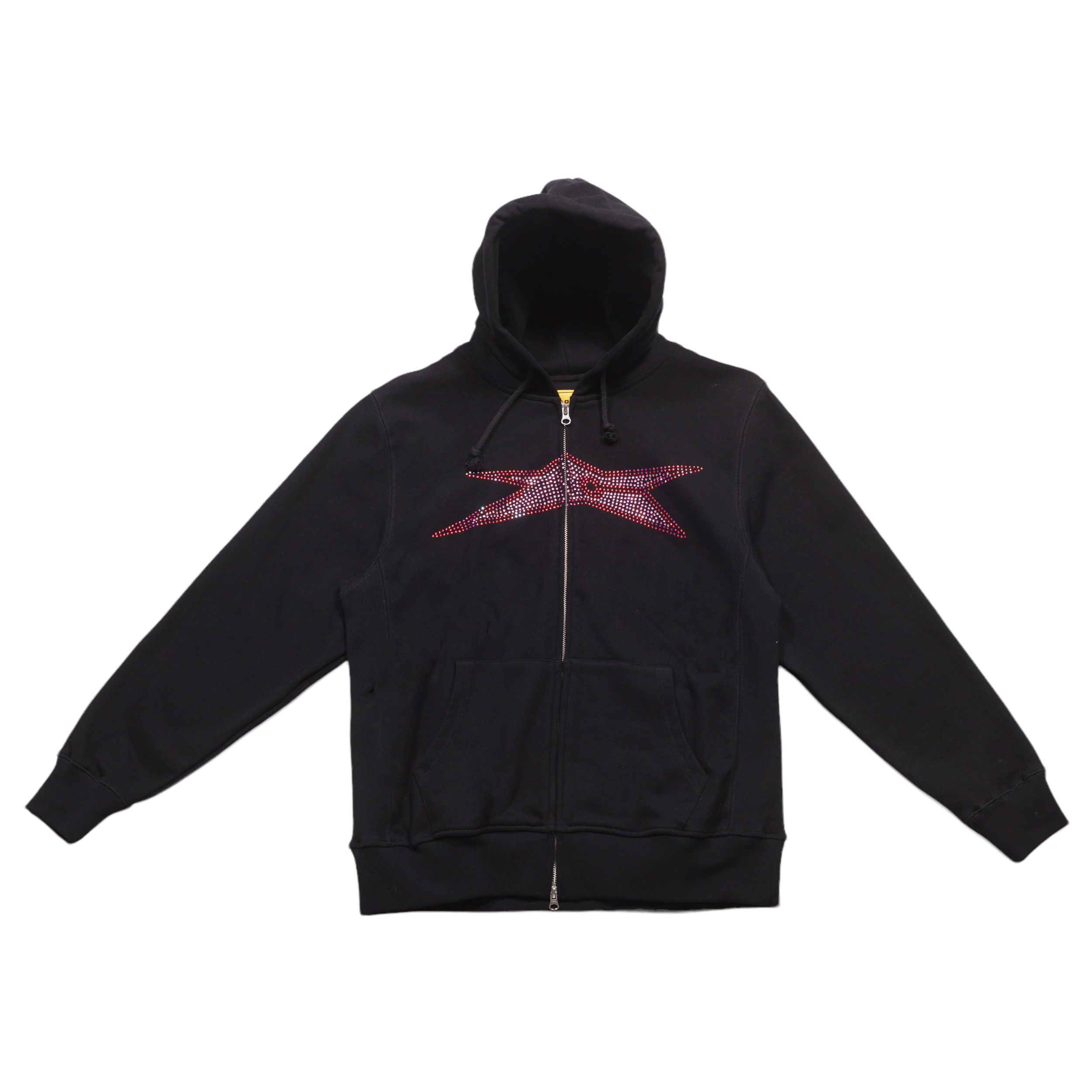 トップス carpet company bizzaro rhinestone zip up Carpet Company Bizarro Rhinestone Zip-Up - Black – Ninetimes Skateshop