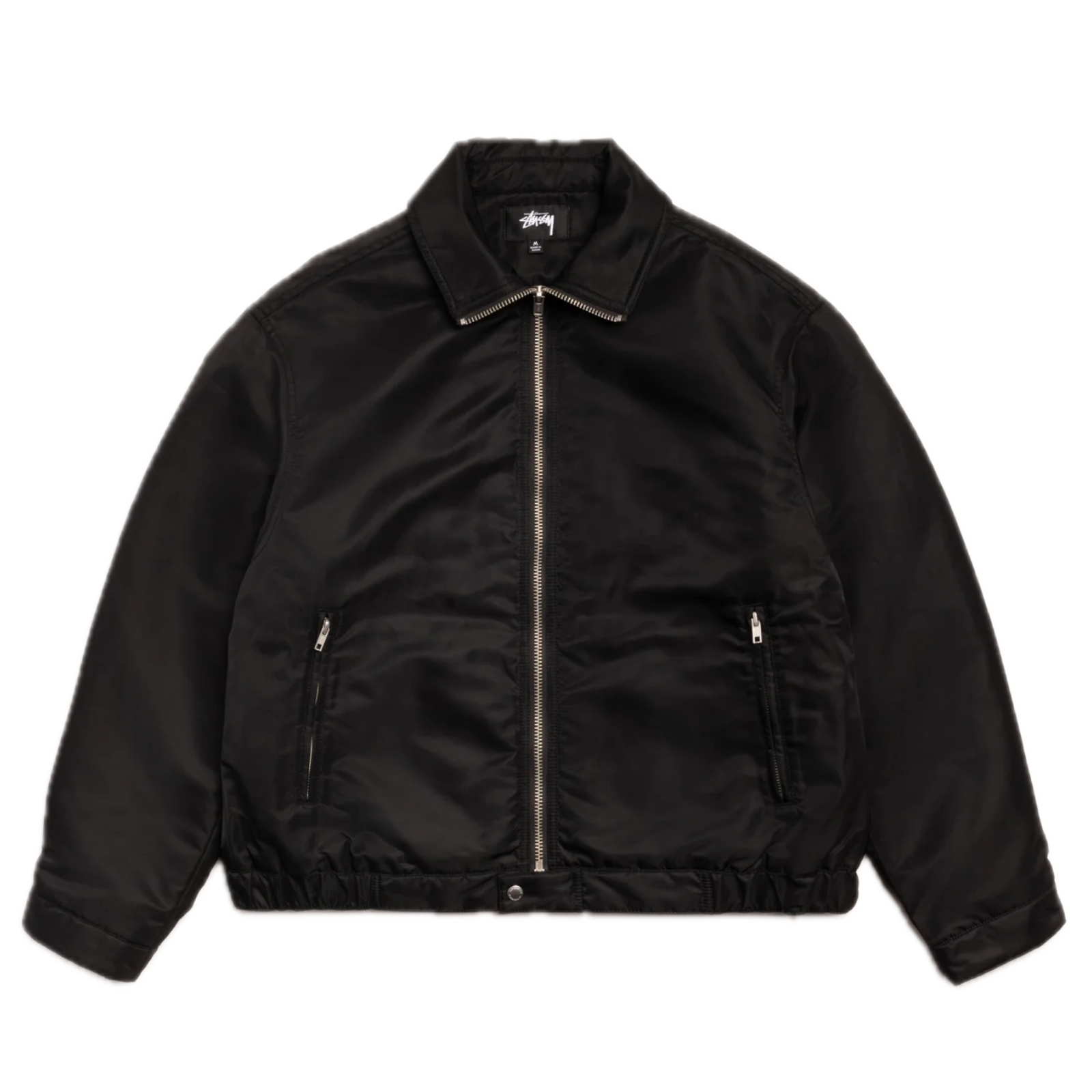 Stussy Pile Lined Zip Jacket - Black – Ninetimes Skateshop