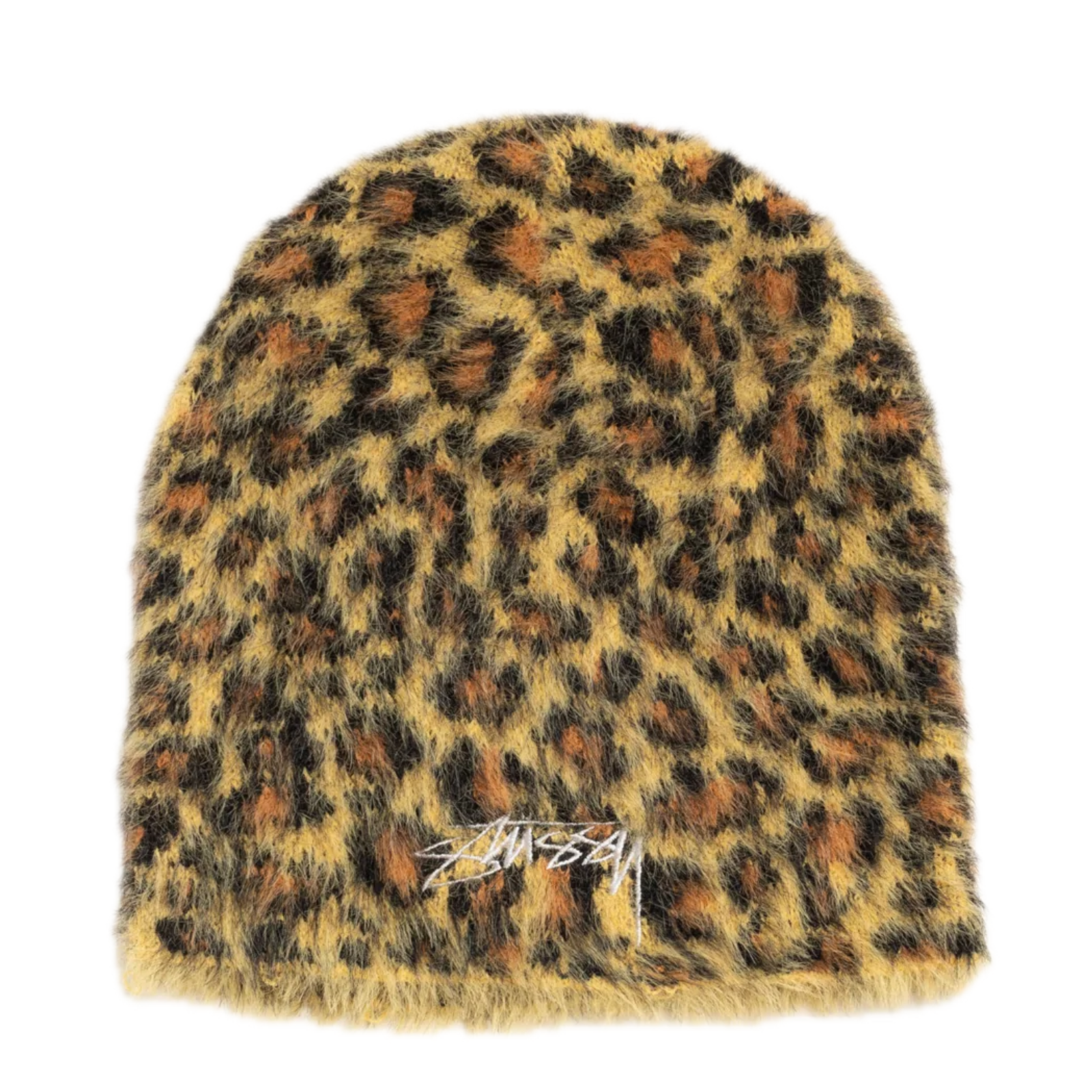 stussy SKULLCAP LEOPARD レオパード　ビーニー　ヒョウ柄 Stussy Leopard Skullcap - Brown – Ninetimes Skateshop