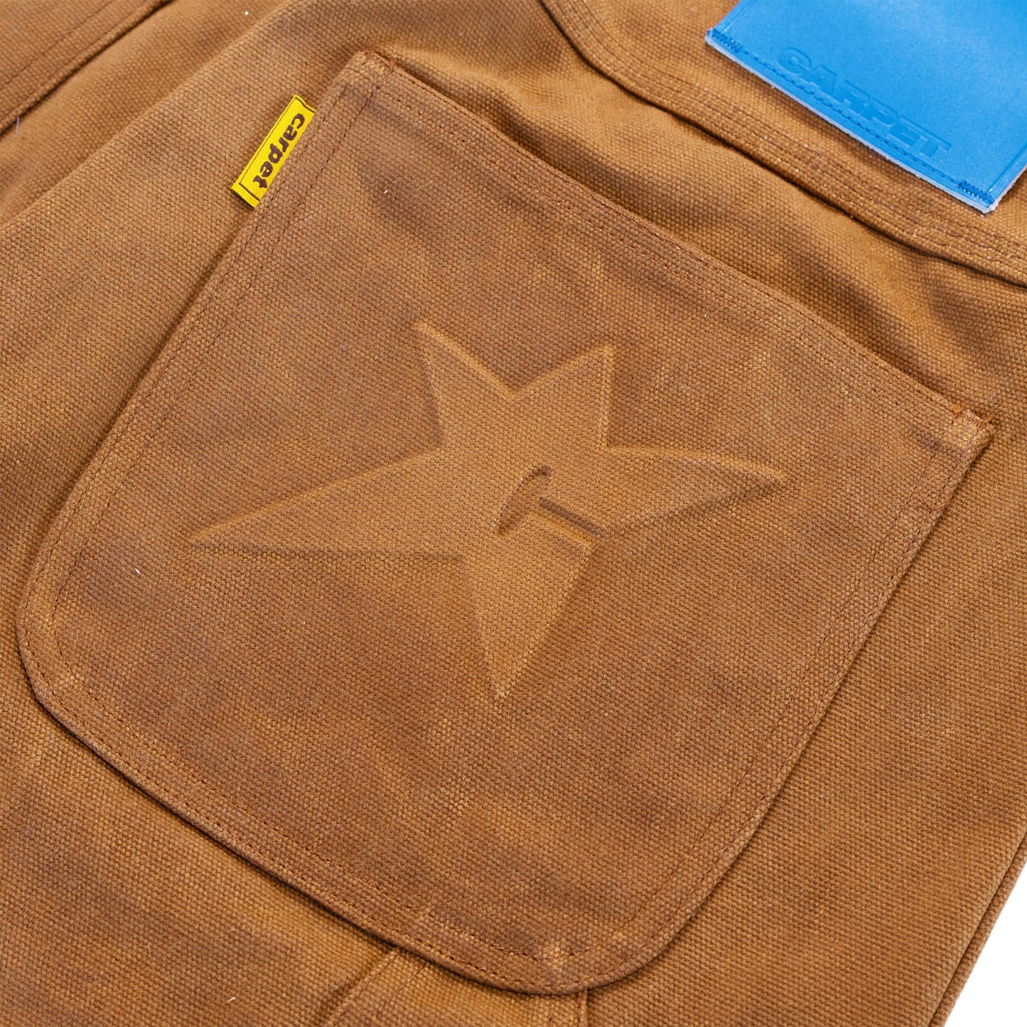 Carpet Company Waxed Canvas Work Pant - Brown