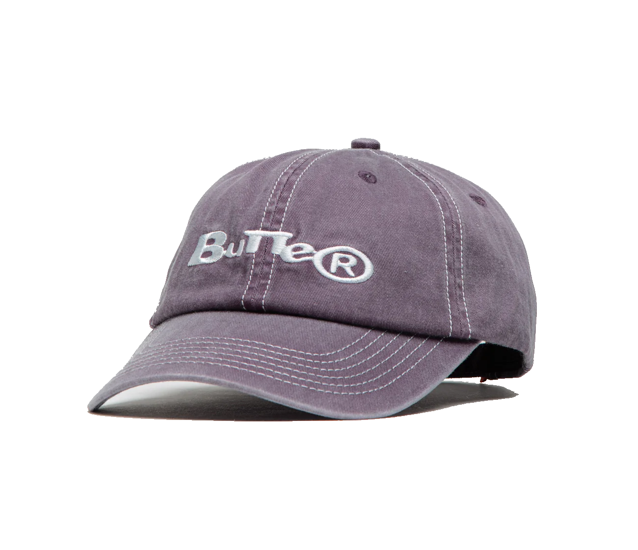 Butter Goods Registered 6 Panel Cap - Washed Dusk