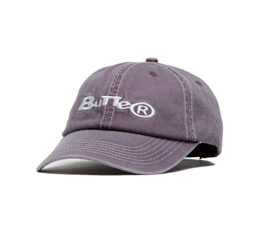 Butter Goods Registered 6 Panel Cap - Washed Dusk