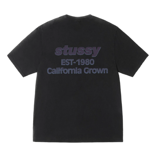 Stussy California Grown Pigment Dyed Tee - Black