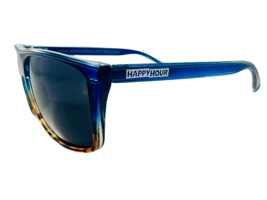 Happy Hour Casino Sunglasses - Sapphire Tide