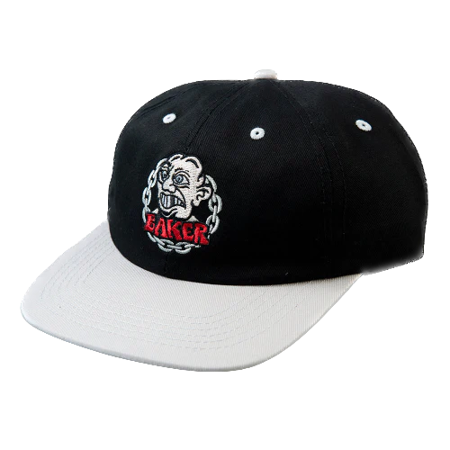 Baker Chain Snapback - Black
