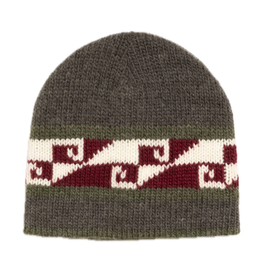 Stussy Waves Knit Skullcap - Charcoal