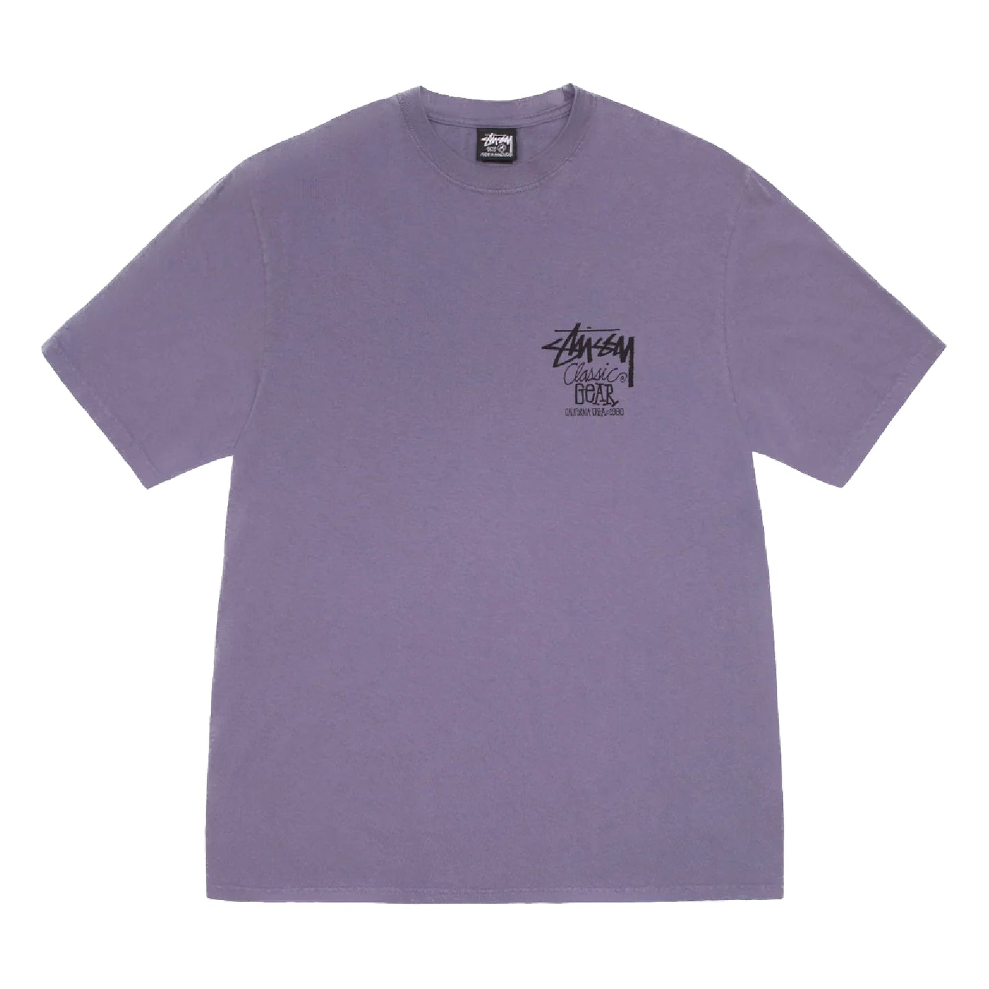 Stussy Classic Gear Pigment Dyed Tee - Grape
