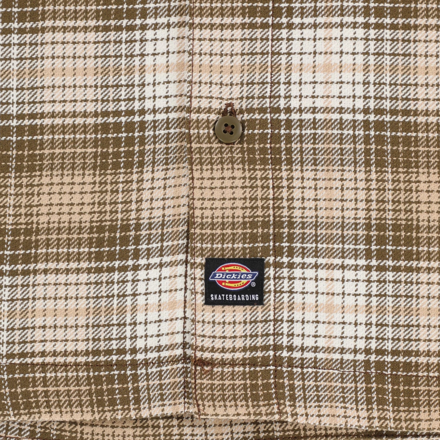 Dickies Skateboarding Woven Twill Work Shirt - Dark Olive