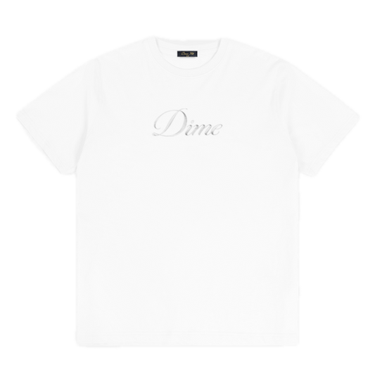 Dime Women's Cursive Tee - White
