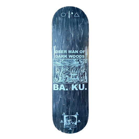 Skull Skates BA. KU. Deer Man Deck - 8.75 x 32