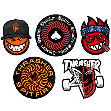 Spitfire X Thrasher Sticker Pack (5pcs)