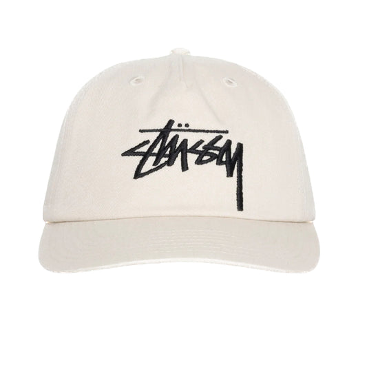 Stussy Big Stock Mid Depth Cap - Faded Tan