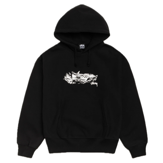 Stussy Fawn Hoodie - Black