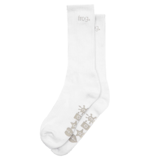 Frog Socks - White