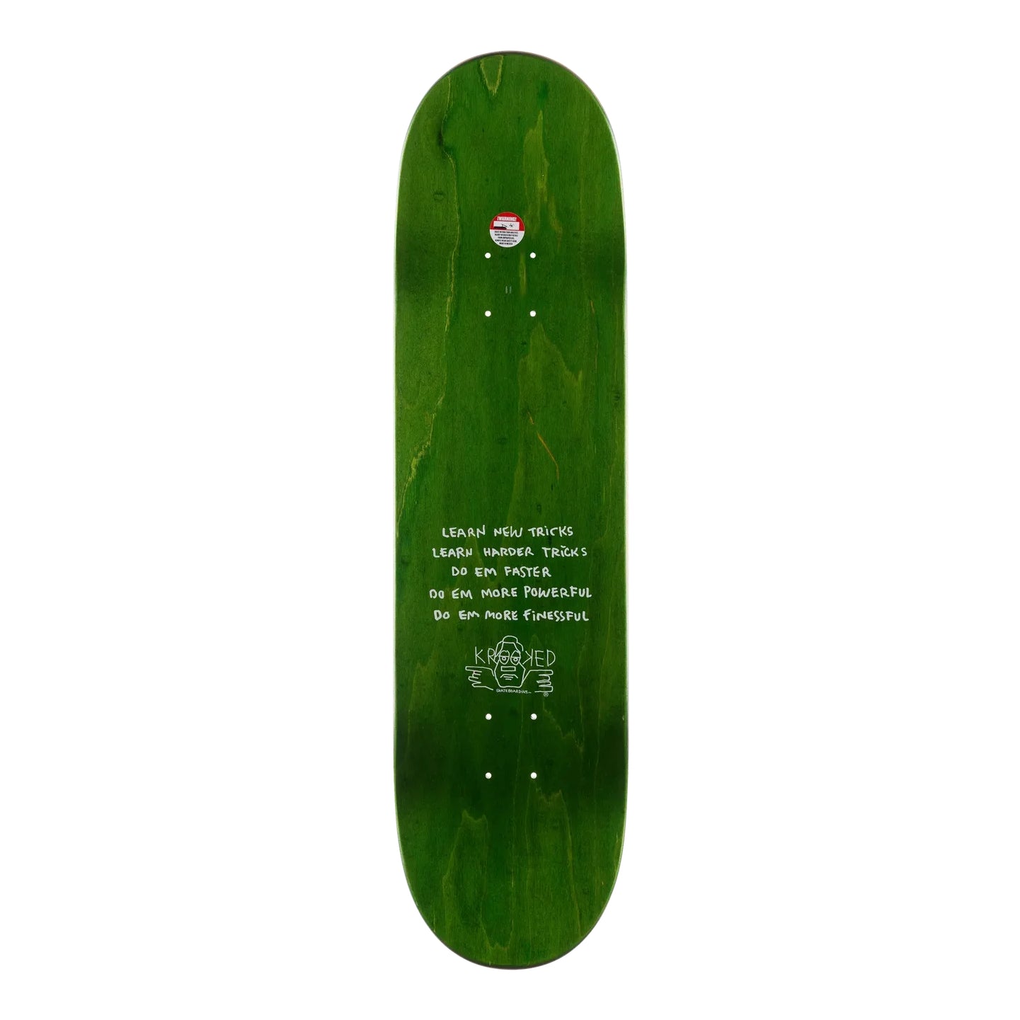 Krooked Easy Rider Moonsmile Green Deck - 8.38