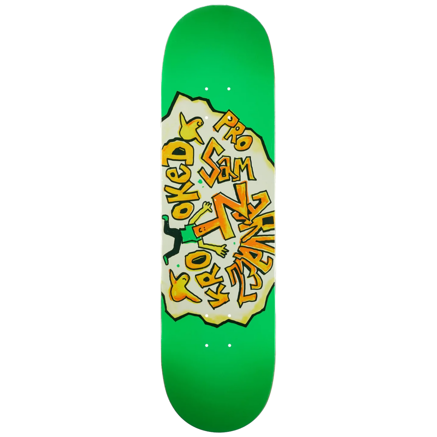 Krooked Sam Navarez Green Sam Deck - 8.5