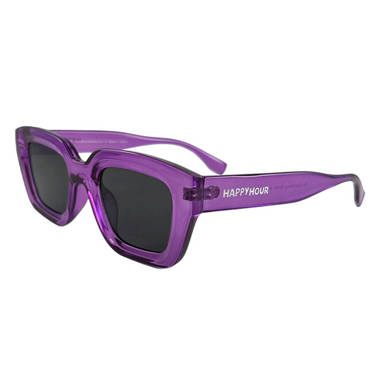 Happy Hour Camden Sunglasses - Crystal Gloss Purple
