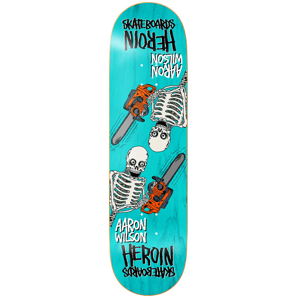 Heroin AW Chainsaw Skeletons Twin Deck - 8.5