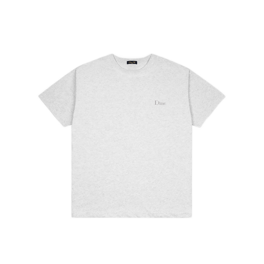 Dime Classic Small Logo Tee - Ash