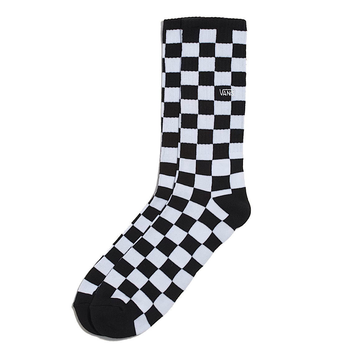 Vans Checkerboard Crew Sock - Black/White