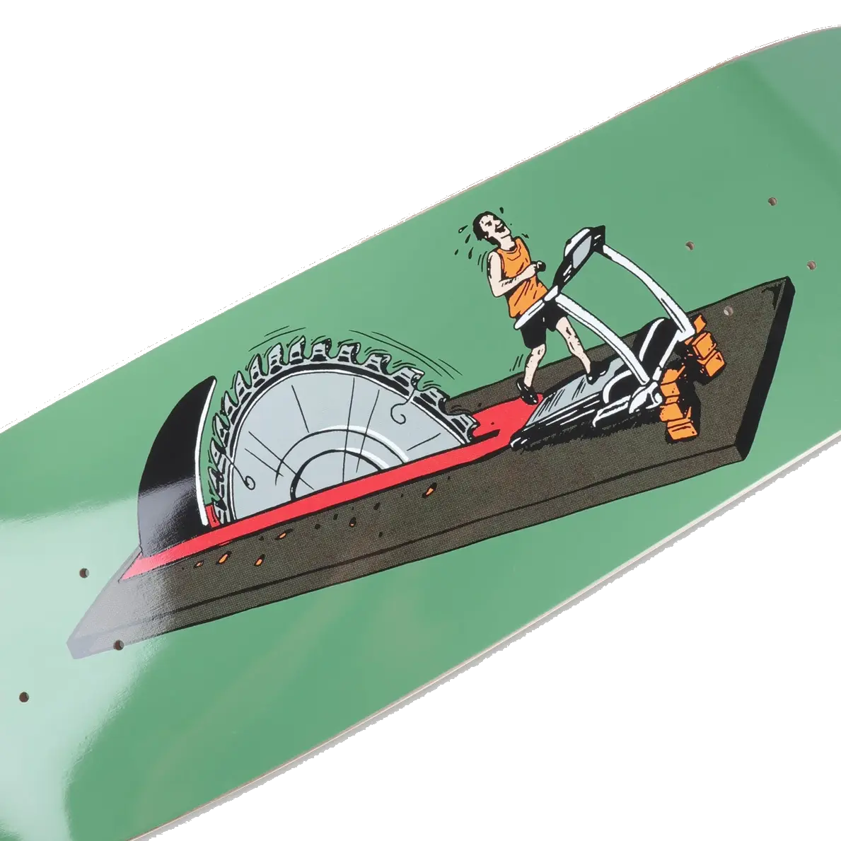 Pass-Port You're Making Me Nervous Keep Running Deck - 9.0 Spade Shape