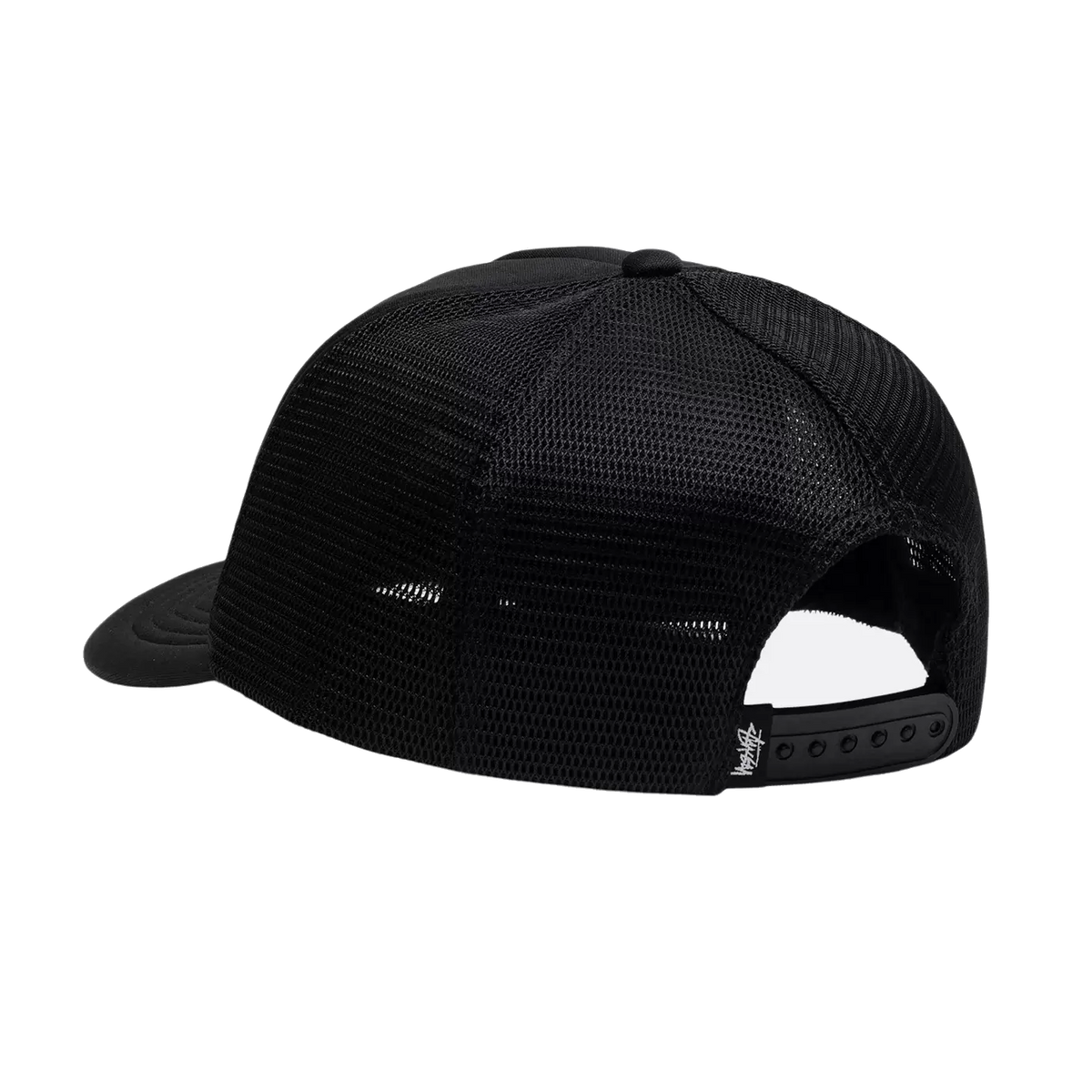 Stussy 8 Ball Trucker Cap Black