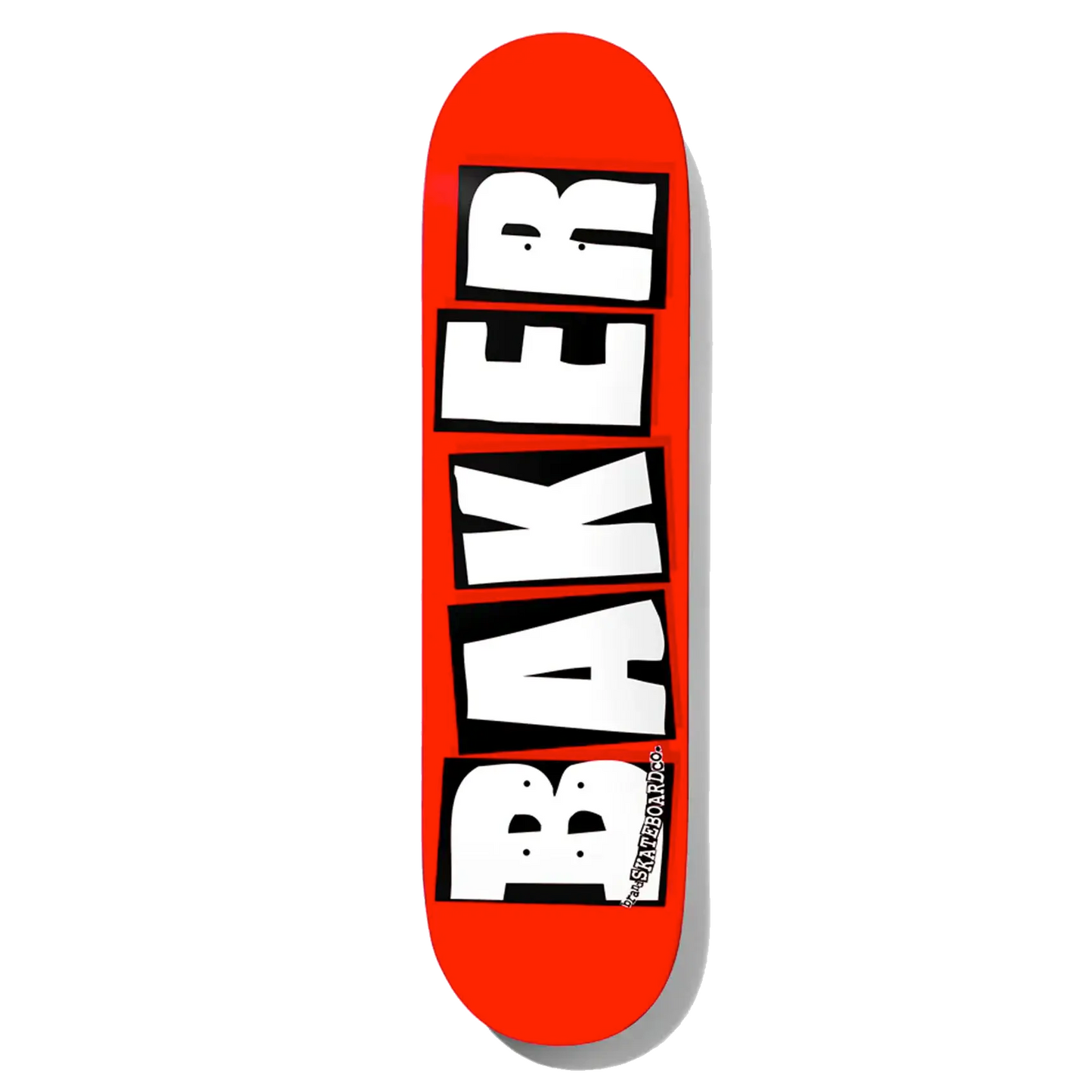 Baker Brand Logo White Deck - 8.0