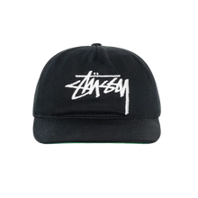 Load image into Gallery viewer, Stussy Big Stock Cap - Black