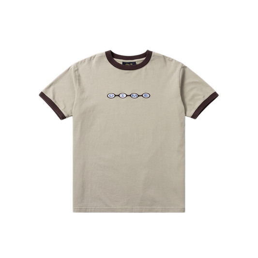 Dime Space Ringer Tee - Sage