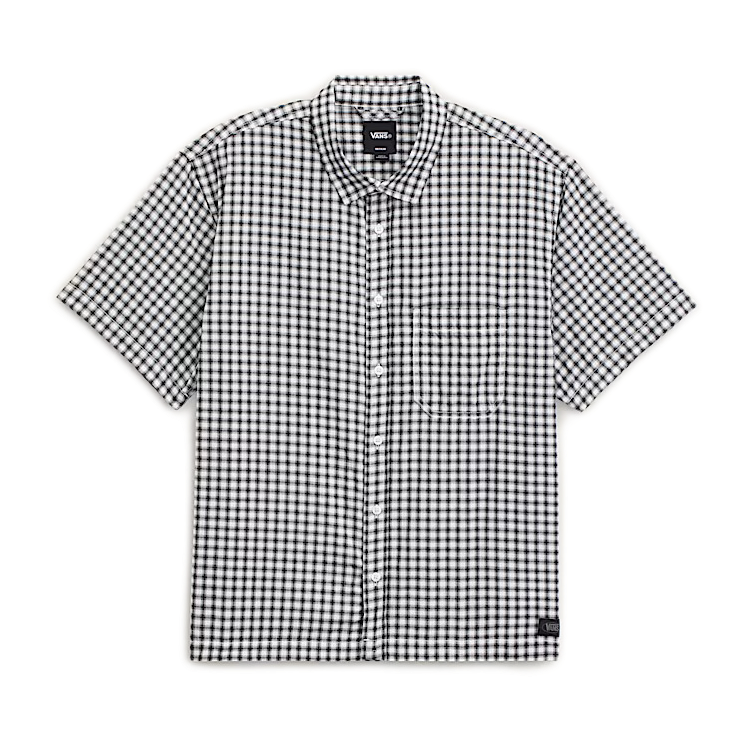 Vans Larkspur Mini Plaid Shirt - White/Black