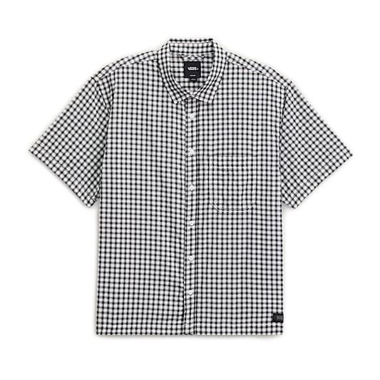 Vans Larkspur Mini Plaid Shirt - White/Black