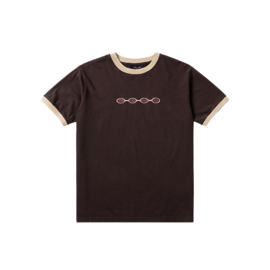 Dime Space Ringer Tee - Brown
