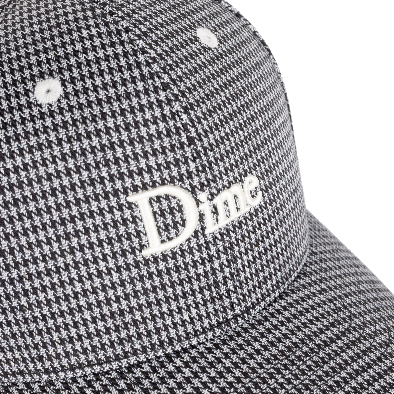 Dime Classic Houndstooth Low Pro Cap - Black