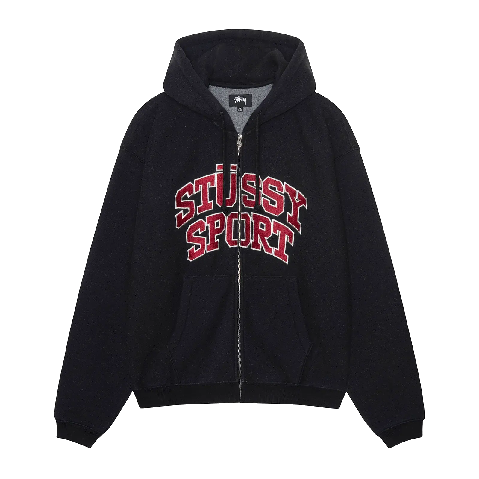 Stussy Sport Zip Hoodie - Washed Black – Ninetimes Skateshop Stussy Sport Zip Hoodie - Washed Black – Ninetimes Skateshop