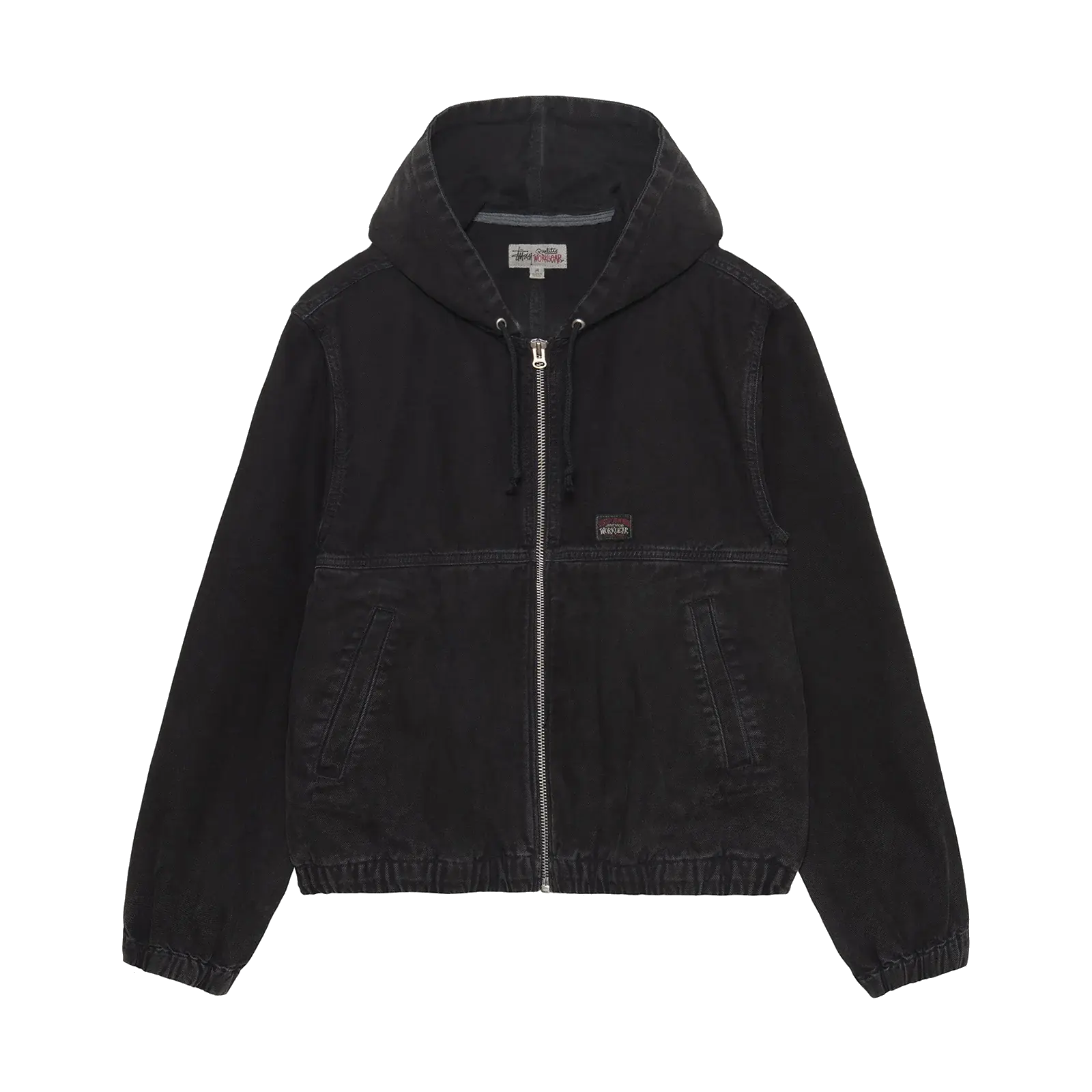 Stussy Work Jacket Unlined Canvas - Black – Ninetimes Skateshop Stussy Work Jacket Unlined Canvas - Black – Ninetimes Skateshop