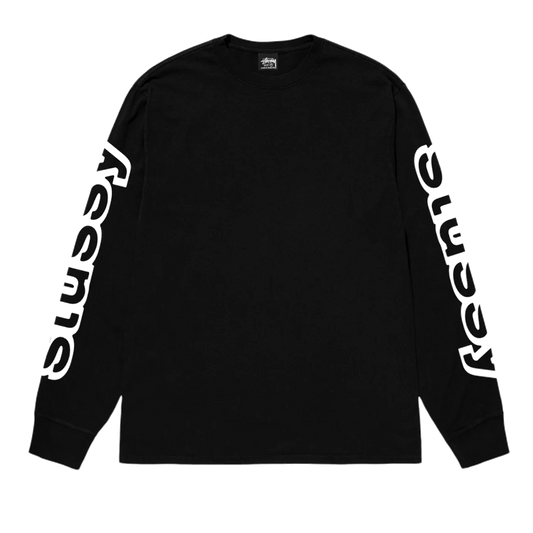 Stussy Sideways Longsleeve Tee - Black