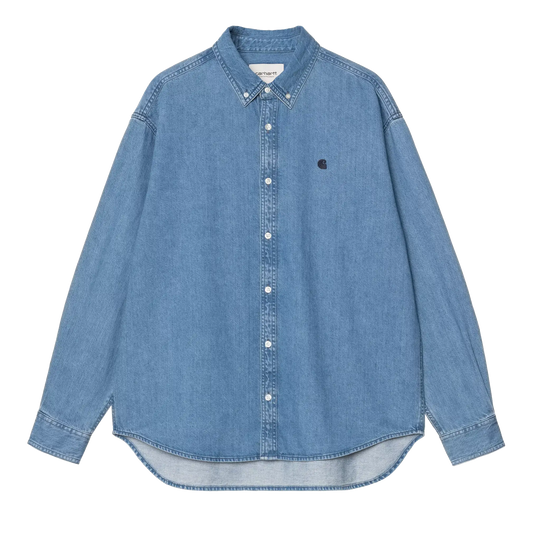 Carhartt WIP Lucas Shirt - Blue Stone Washed