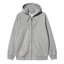 Load image into Gallery viewer, Carhartt WIP Hooded Chase Jacket - Grey Heather / Gold