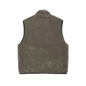 Stussy Sherpa Reversible Vest - Stone