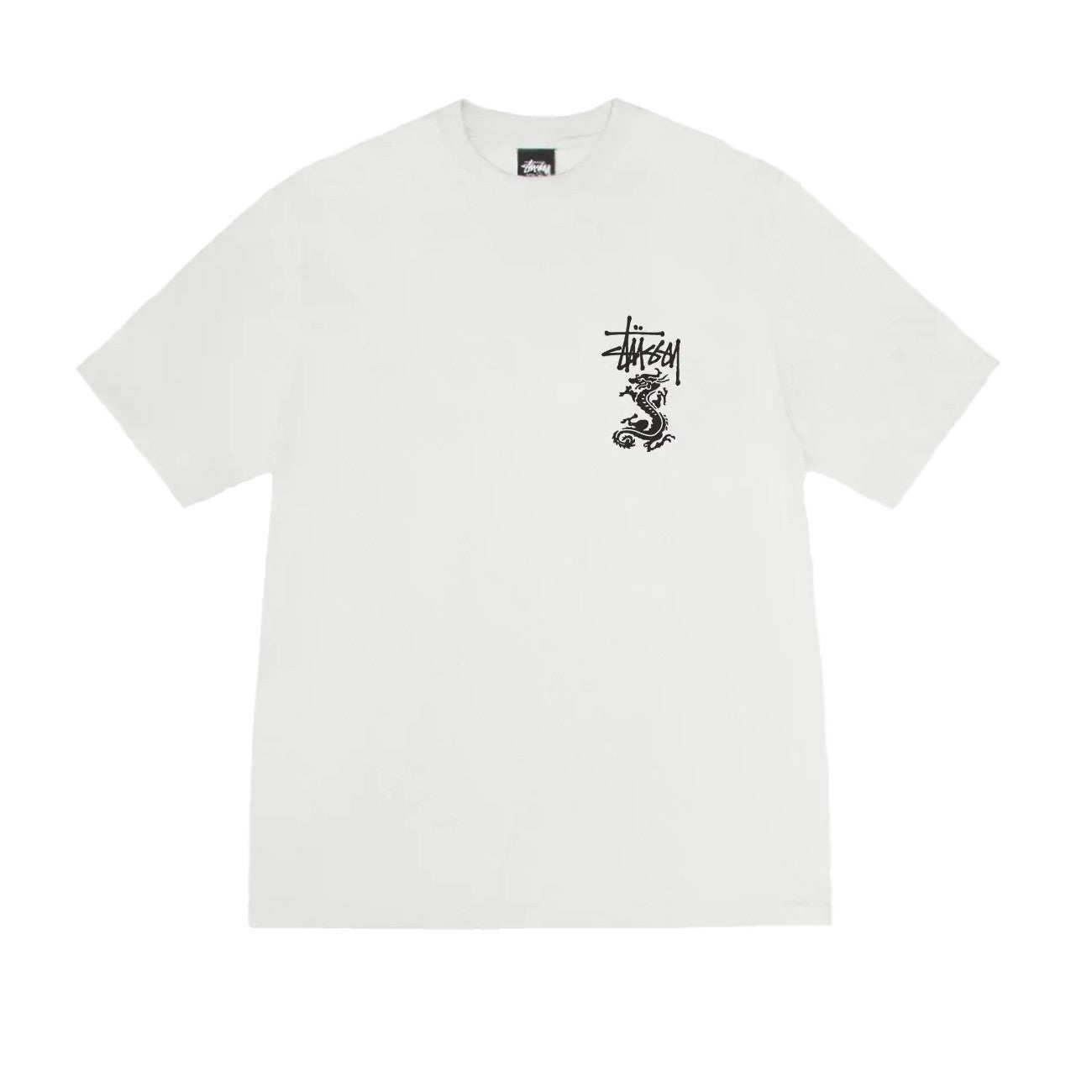 Stussy Double Dragon Pigment Dyed Tee - Natural