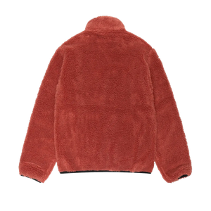 Stussy Sherpa Reversible Jacket - Terracotta