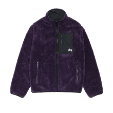 Load image into Gallery viewer, Stussy Sherpa Reversible Jacket - Purple