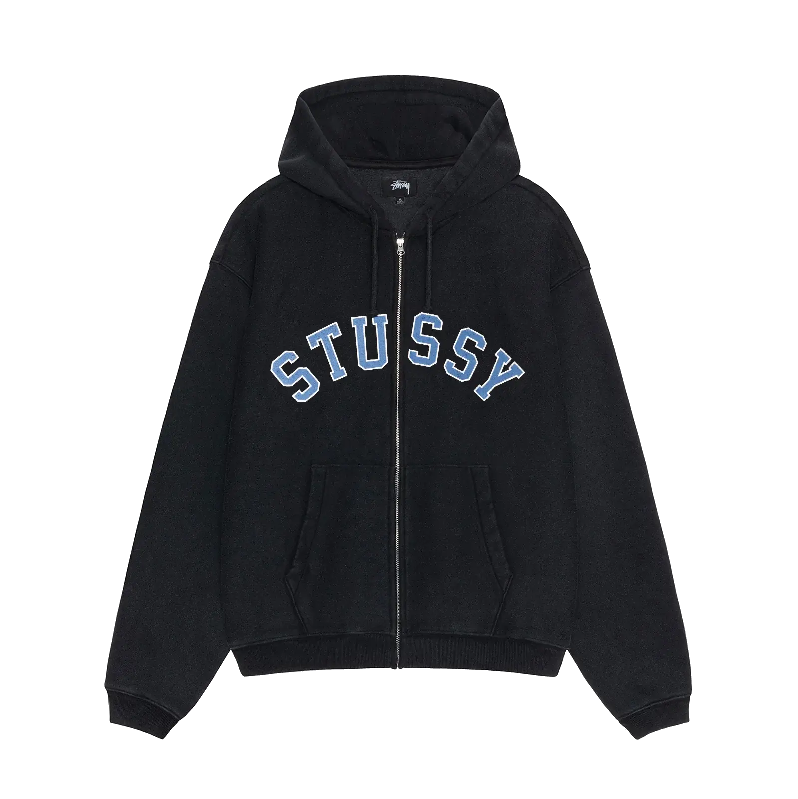 Stussy Faded Graphic Zip Hoodie - Washed Black – Ninetimes Skateshop Stussy Faded Graphic Zip Hoodie - Washed Black – Ninetimes Skateshop