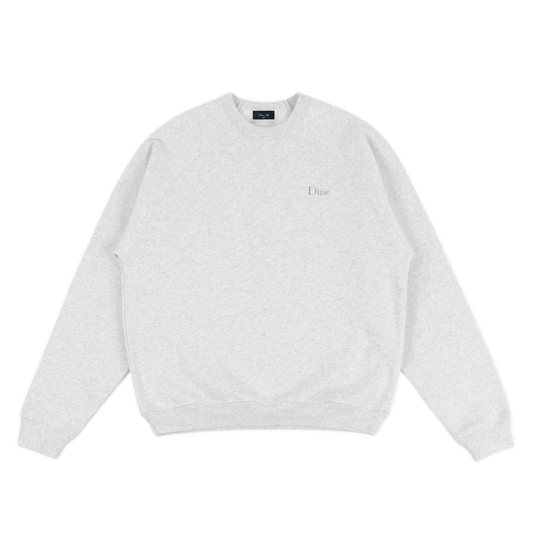 Dime Classic Small Logo Crewneck - Ash