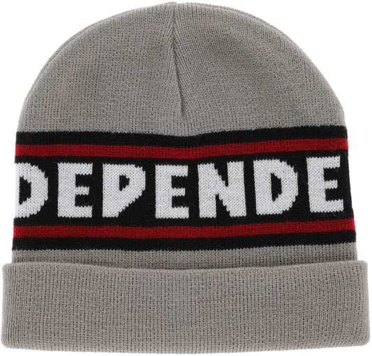 Independent Bar Logo Beanie - Dark Grey