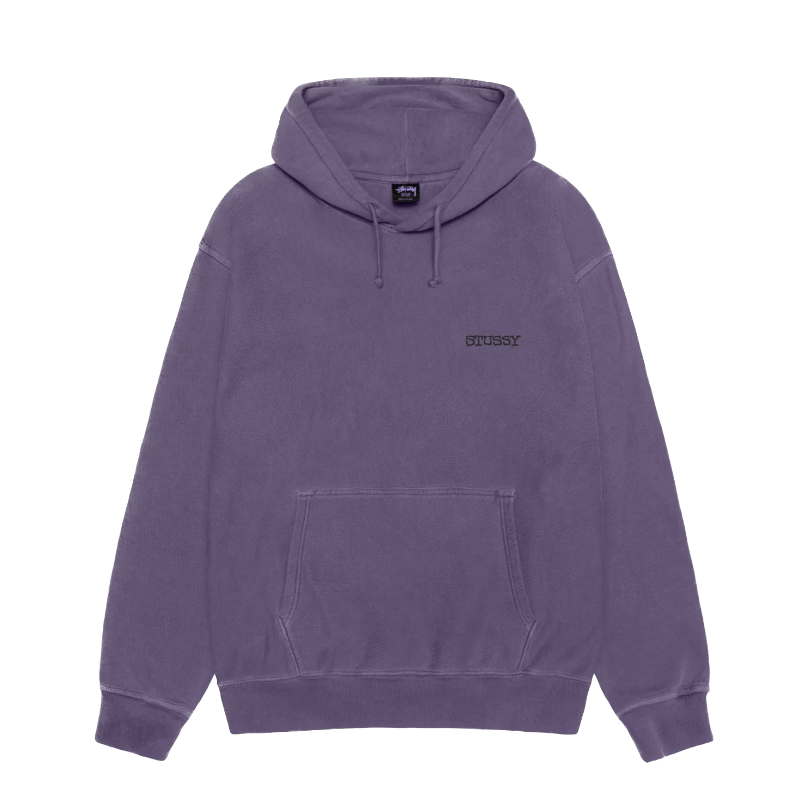 Stussy Jumbo Pigment Dyed Hoodie - Grape – Ninetimes Skateshop