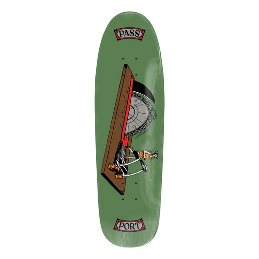 Pass-Port You're Making Me Nervous Keep Running Deck - 9.0 Spade Shape