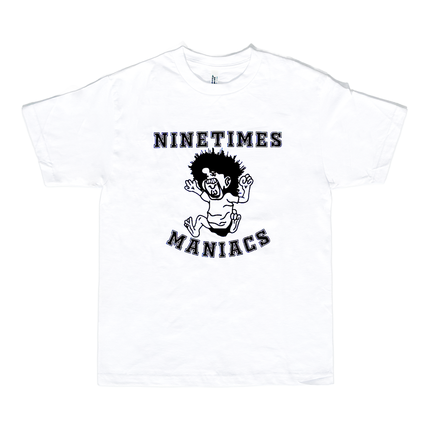 Ninetimes Maniacs Tee - White/Black
