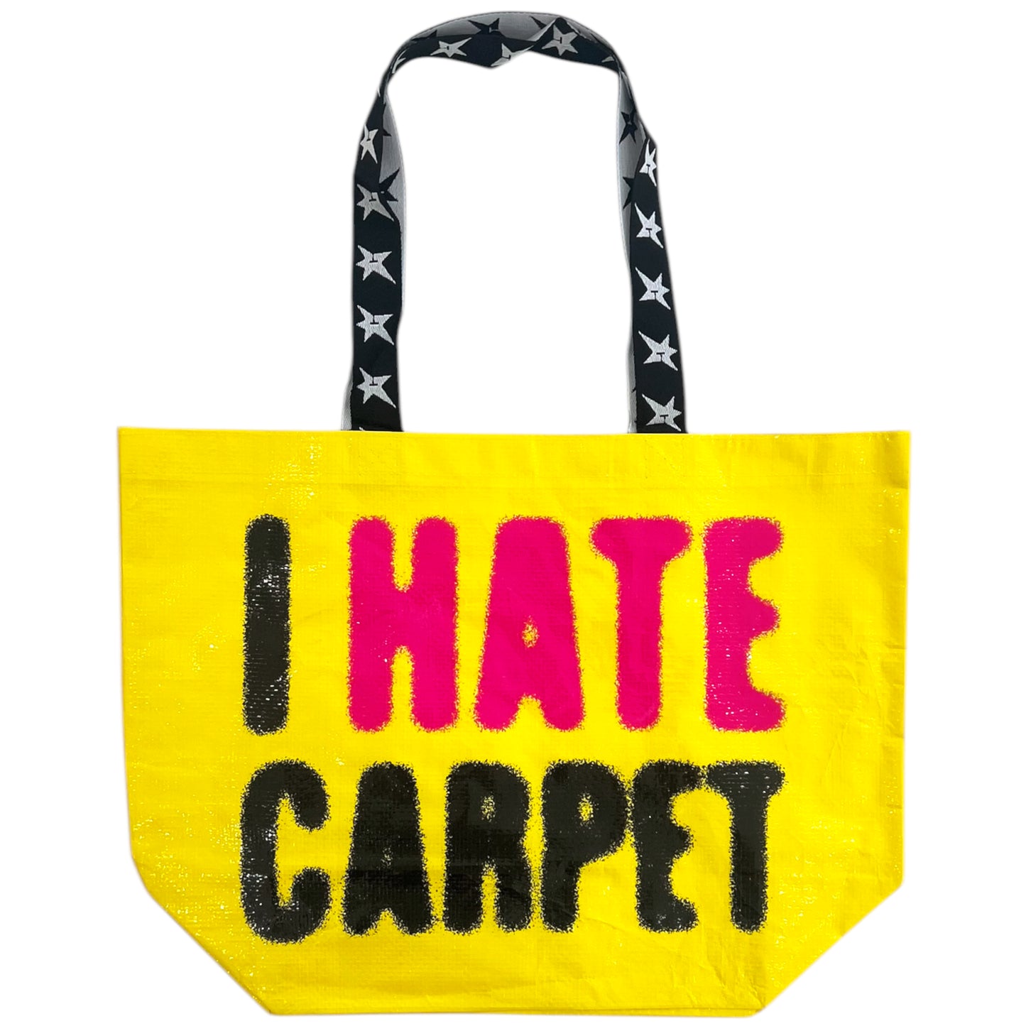 Carpet Company Hate Carpet Mesh Tote - Yellow
