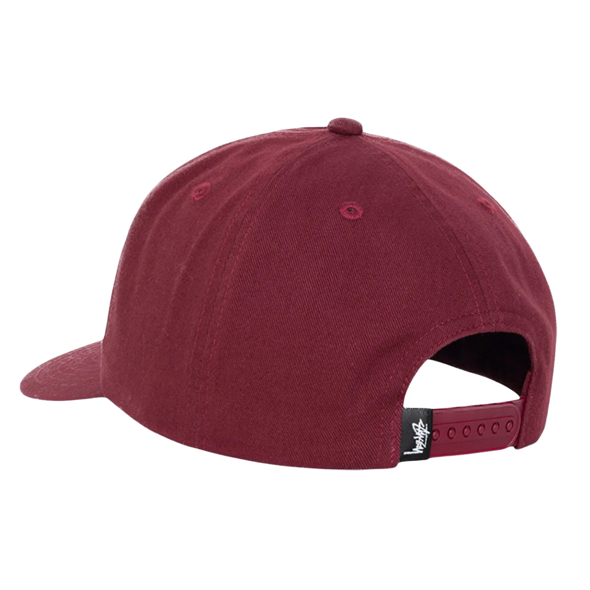 Stussy Mid Depth Big Stock Snapback - Plum